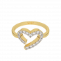 Way To Heart Gold Diamond Ring