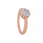 Purely Floral Gold Diamond Ring