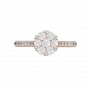 The Floral Touch Gold Diamond Ring