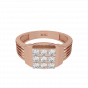 The Outwit Gold Diamond Men's Ring