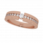 The Linear League Half Eternity Diamond Ring