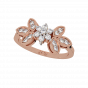 The Happy Moments Floral Diamond Ring