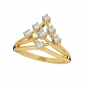 The Golden Maze Fashion Diamond Ring