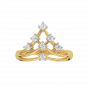 The Golden Maze Fashion Diamond Ring