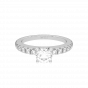 The Resonant Round Solitaire Diamond Ring