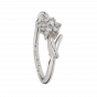 The Floral Aura Gold Diamond Ring