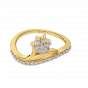The Floral Branch Gold Diamond Ring