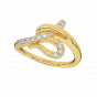 The Shine N Swag Gold Diamond Ring