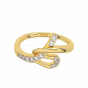 The Shine N Swag Gold Diamond Ring