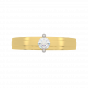 The Solitaire Fling Gold Diamond Ring