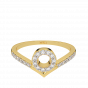 Loop N Lace Gold Diamond Ring
