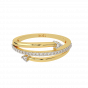 The Cross Dealing Gold Diamond Ring