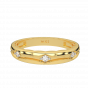 The Pure Band Gold Diamond Ring