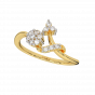 The Floralsome Gold Diamond Ring