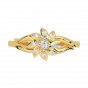 The Glorious Flower Gold Diamond Floral Ring