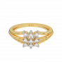 The Diamonds Spectrum Gold Diamond Ring