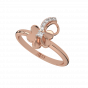 The Floral Bliss Gold Diamond Ring