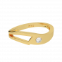 The Wonder Flow Gold Diamond Ring