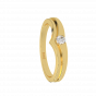 Fall In Love Couple Gold Diamond Ring For Him