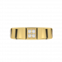 The Minimal Play Diamond Gold Band Ring