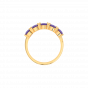 Oval brilliant cut ring