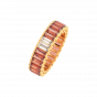 Wine infinity bugette ring