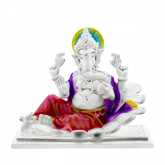 Sterling Silver Ganpati Lord Ganesha Idol Statue