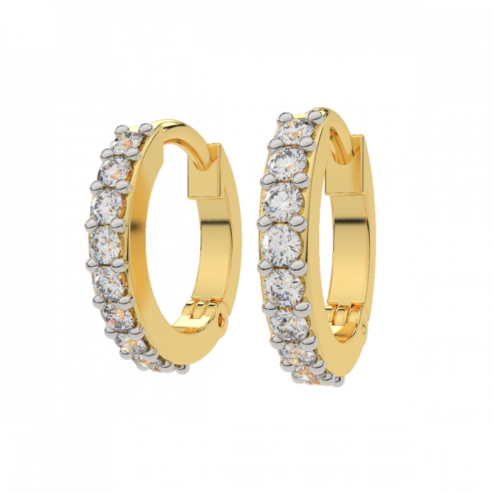 David Yurman 18kt Yellow Gold Crossover Diamond Stud Earrings - Farfetch-sgquangbinhtourist.com.vn