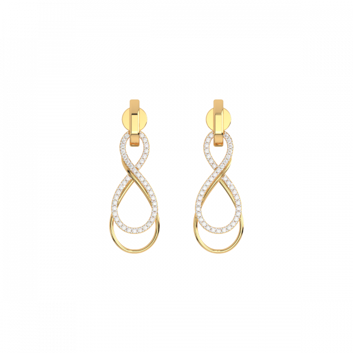 Chan Luu Gold Petite Infinity Hoop Earrings- Bliss Boutiques