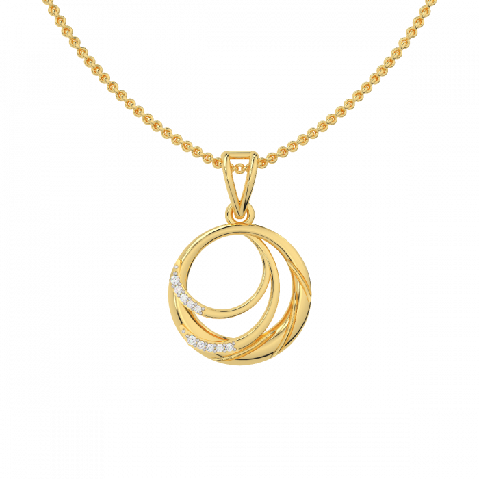 Gold Plated Designer Jewelry With Chain/Chain Pendant Set/Chain Pendant For  Girls/Chain Pendant Set