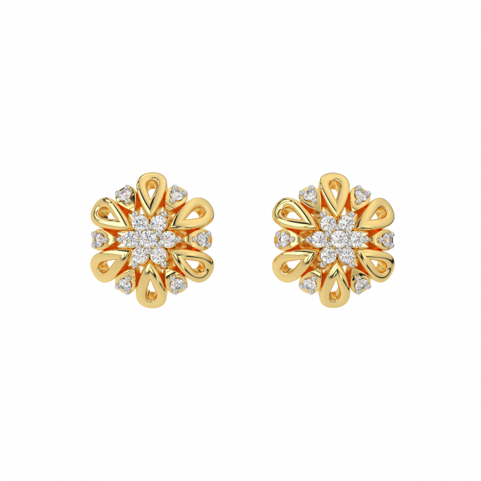 Buy Yellow Gold Earrings for Women by Pc Jeweller Online  Ajiocom