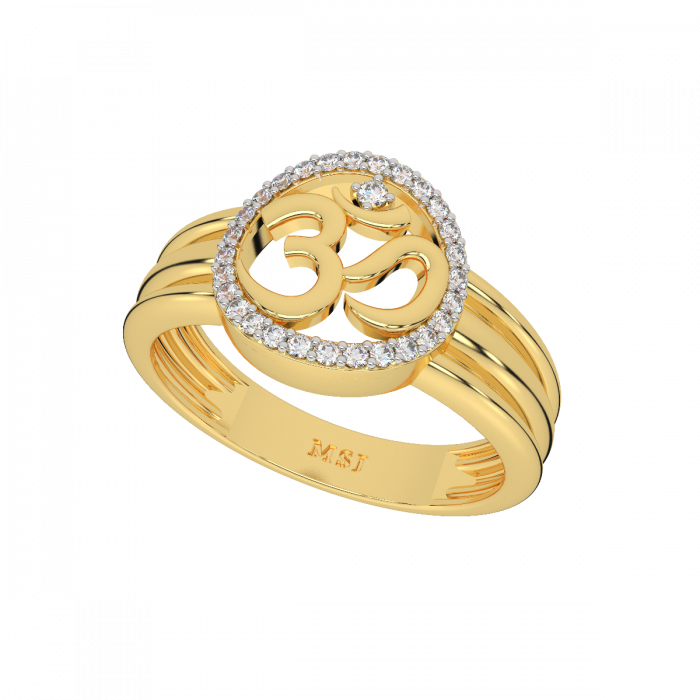 Round Moissanite Diamond Engagement Ring - Shraddha Shree Gems