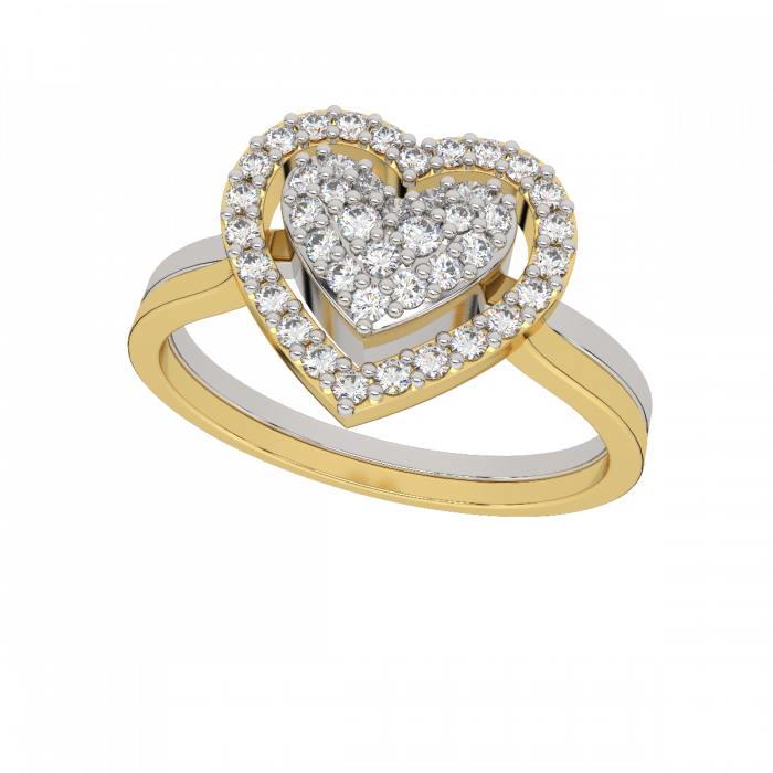 Rose Gold Gabine Swarovski Crystal Chain-Link Ring - CHARLES & KEITH US