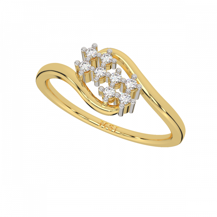 Gabriel & Co 1/5ct. t.w. Diamond Engagement Ring in 14K White Gold  SAMEN304343 - Kesslers Diamonds