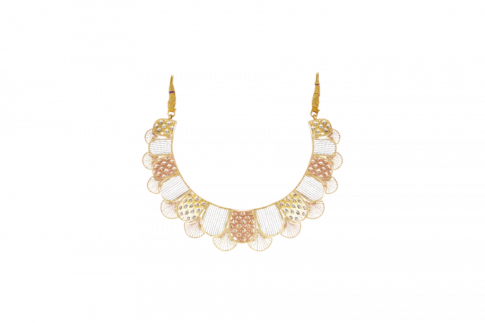 Designer Web - Italian Gold Necklace