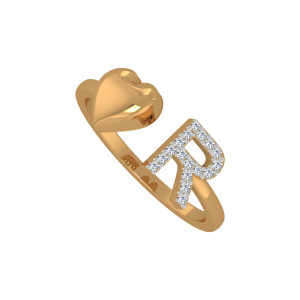 The Cheer R Gold Diamond Ring