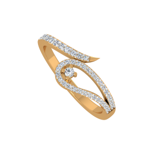 The Glimmer Wink Gold Diamond Ring