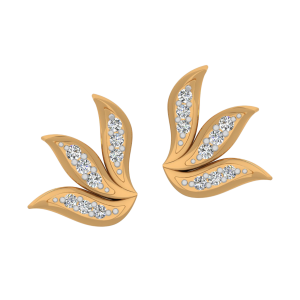 Petal Belle Diamond Stud Earrings