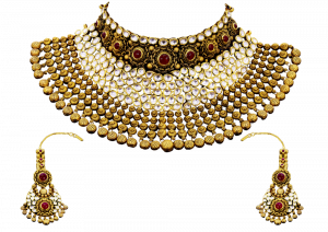Princess Gold Polki & Diamond Necklace