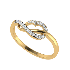 True Swirls Designer Diamond Ring