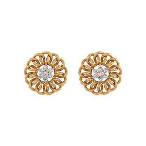 The Blossom Diamond Stud Earrings