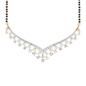Embrace The Bond- Diamond And Gold Mangalsutra Pendant
