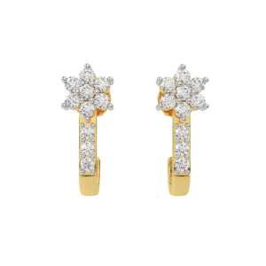The Blooming Stars Diamond Stud Earrings