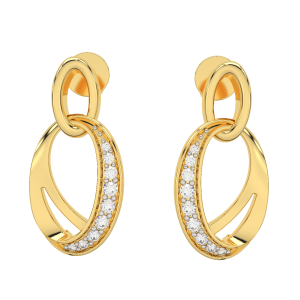 Oh Beauty Gold Diamond Earrings