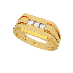 The Vogue Glow Gold Diamond Ring