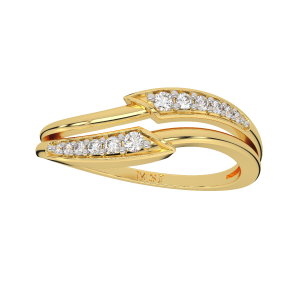 Love Mania Gold Diamond Ring