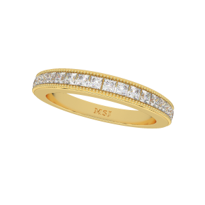 The Shimmer Saga Gold Diamond Ring