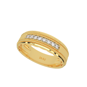 The Bang Band Gold Diamond Ring