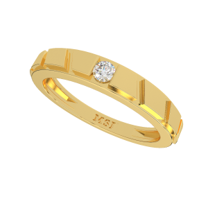 The Maze of Gold Diamond Band For Her