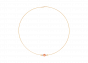 Sleek Italian Gold Chain with Pendant